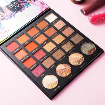 

24 Colors Eyeshadow Palette Beauty Glazed Powder Makeup Pigment Waterproof Shimmer Highlighter Long Lasting Korean Cosmetic Tool