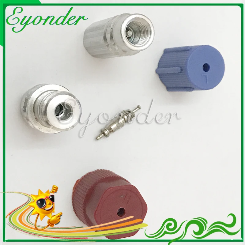 A/C AC кондиционер для воздуха Aircon Fiiling клапан Schrader Core cap system для Volkswagen POLO J-ETTA сиденье Audi Skoda