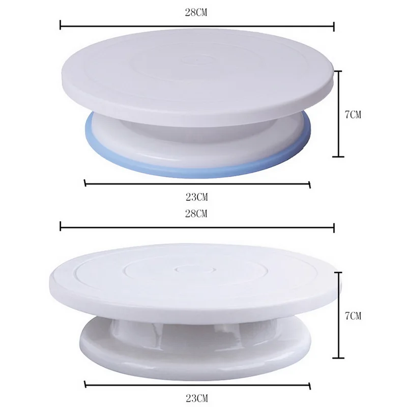 Новая пластиковая пластина для торта вращающаяся противоскользящая подставка для торта украшение ротаринг стол DIY инструмент для выпечки кухонный инструмент