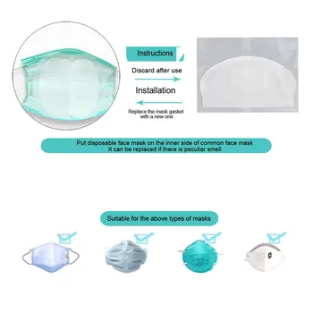 

10/30/50 PCS Mask Gasket Face Mask Filter Pad Activated Carbon Breathing Filters pollution Personal protection Mask PM 2.5