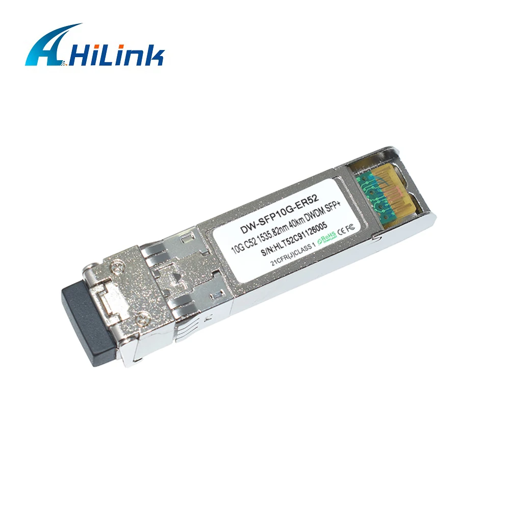 Литейный совместимый 10G DWDM SFP+ C52 1538.82nm 40 км приемопередатчики для 10G Ethernet