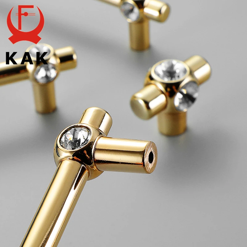 Золотая золотая ручка для шкафа KAK золотые ручки коробки обуви дверных ящиков