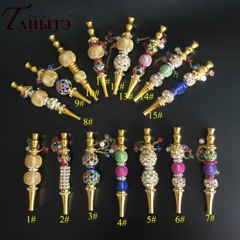 

Wholesale 10pcs Jewelry Alloy Shisha Hookah Mouth Tips Chicha Filter Tip Detachable Tips Hookah Mouthpiece Smoking Accessories