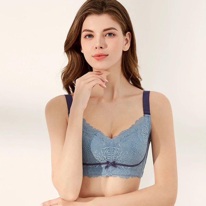 

Seamless Bras For Women Sexy Lace Brassiere Push Up Bralette With Pad Vest Top Bra Plus size Bra Underwear 75-95BCDE Lingerie