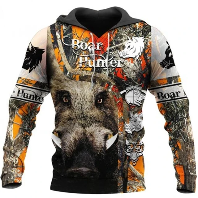 Boar Rhinoceros Dog Hunting Rabbit 3D Print Men Hooded Hoodies Hunting Hunter Women Sweatshirts Casual Hip Hop Shirt Clothing 02 AA2