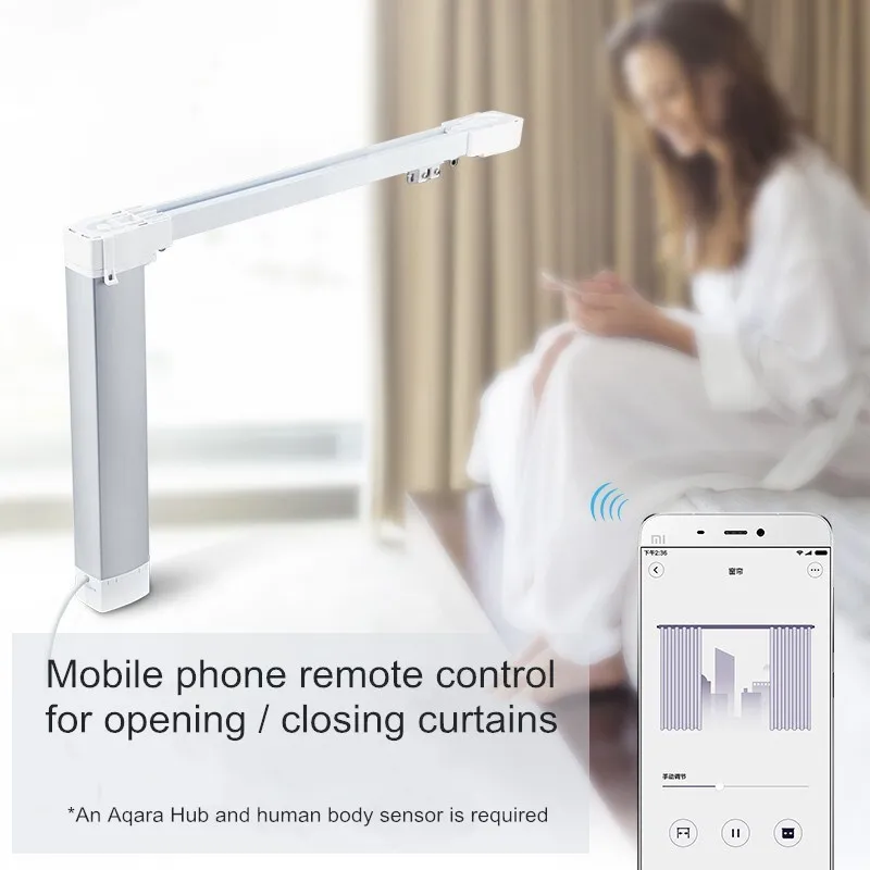 Aqara контроллер занавеса умный занавес двигатель ZiGBee версия умный дом Mi Home смартфон приложение дистанционное управление
