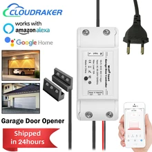 

WiFi Garage Door Opener Smart Gate Door Controllor Compatible With Alexa Echo Google Home Smart Life Tuya Smart iOS Android APP