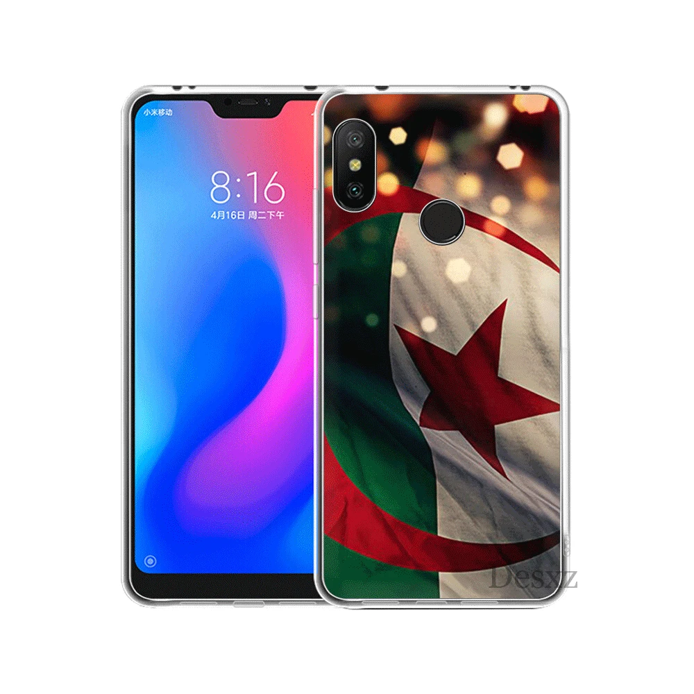 Mobile Phone Case For Xiaomi Mi F1 9 9T MAX 3 A3 Pro CC9 CC9E 5 5S 6 Mix 2S 8 A1 A2 5X 6X Lite Hard Cover Algeria Flag