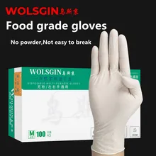 

Guantes desechables para el hogar, manoplas de látex impermeables para cocina, lavandería, inspección de laboratorio, gruesas