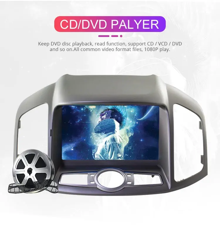 Besina Android 9,0 автомобильный dvd-плеер для Chevrolet Captiva 2006- Мультимедиа gps Навигация стерео 2Din автомобильное радио wifi автоаудио