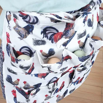 

12 Pockets Egg Collecting Harvest Apron Chicken Farm Work Aprons Waterproof convenient tablier de cuisine pour femme