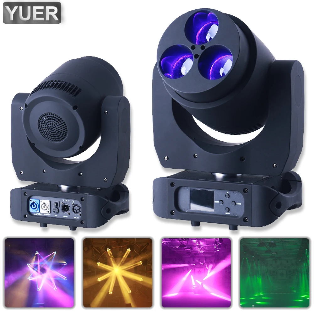 

60W 0SRAM LED RGBW 4IN1 Zoom Bee Eye Dyeing Beam Effect Light DMX512 Music Control DJ Disco Stage Prom Wedding Bar Club Indoor