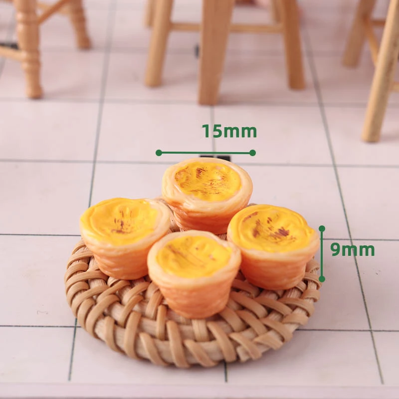 

5 шт., миниатюрный кукольный домик 1:12, тарелка для яиц, миниатюрная каучуковая еда для Blyth Azone 1/6 1/8 Bjd, кукольный домик, кухонные игрушки