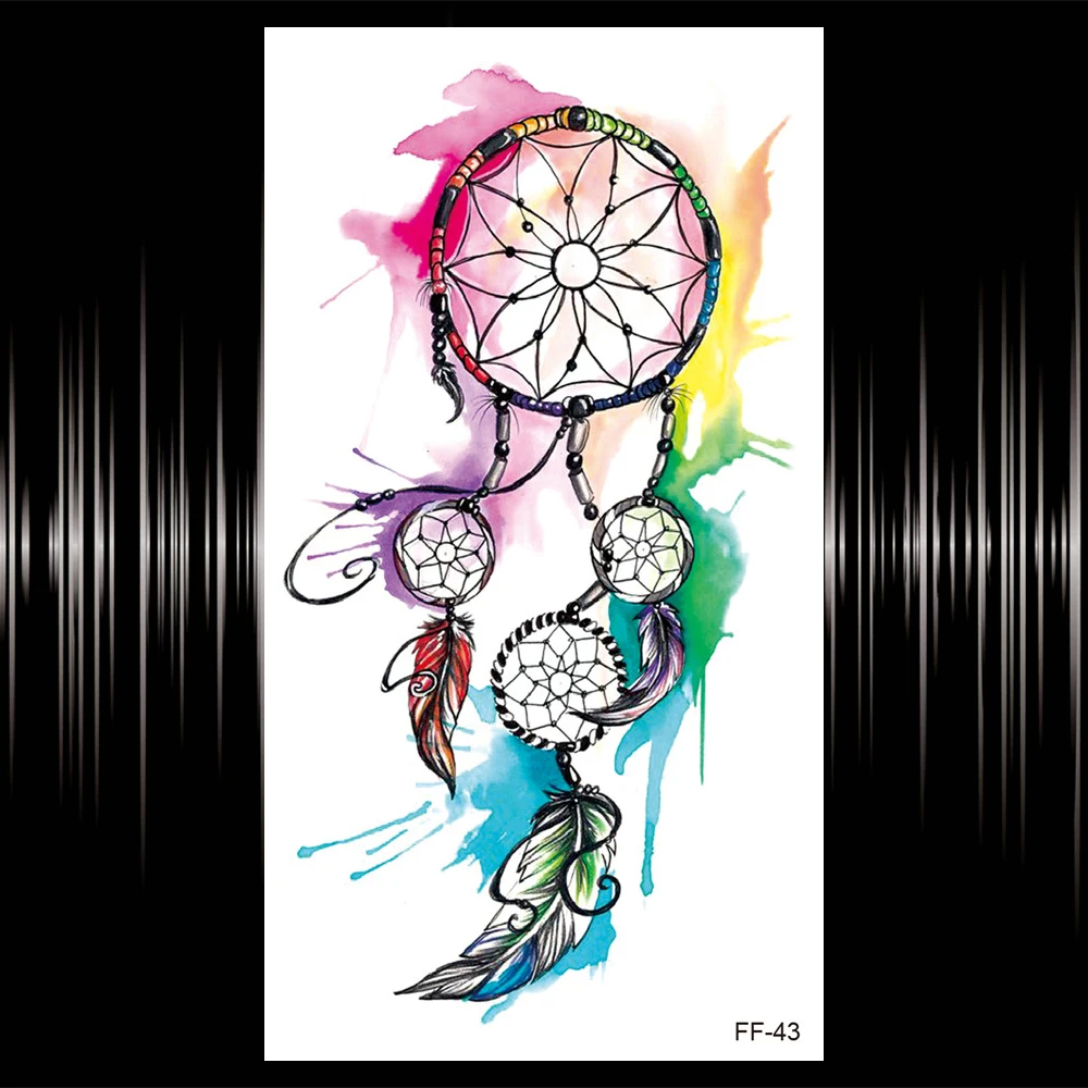 Watercolor dream catcher on thigh  The Tattoo Garage  Facebook