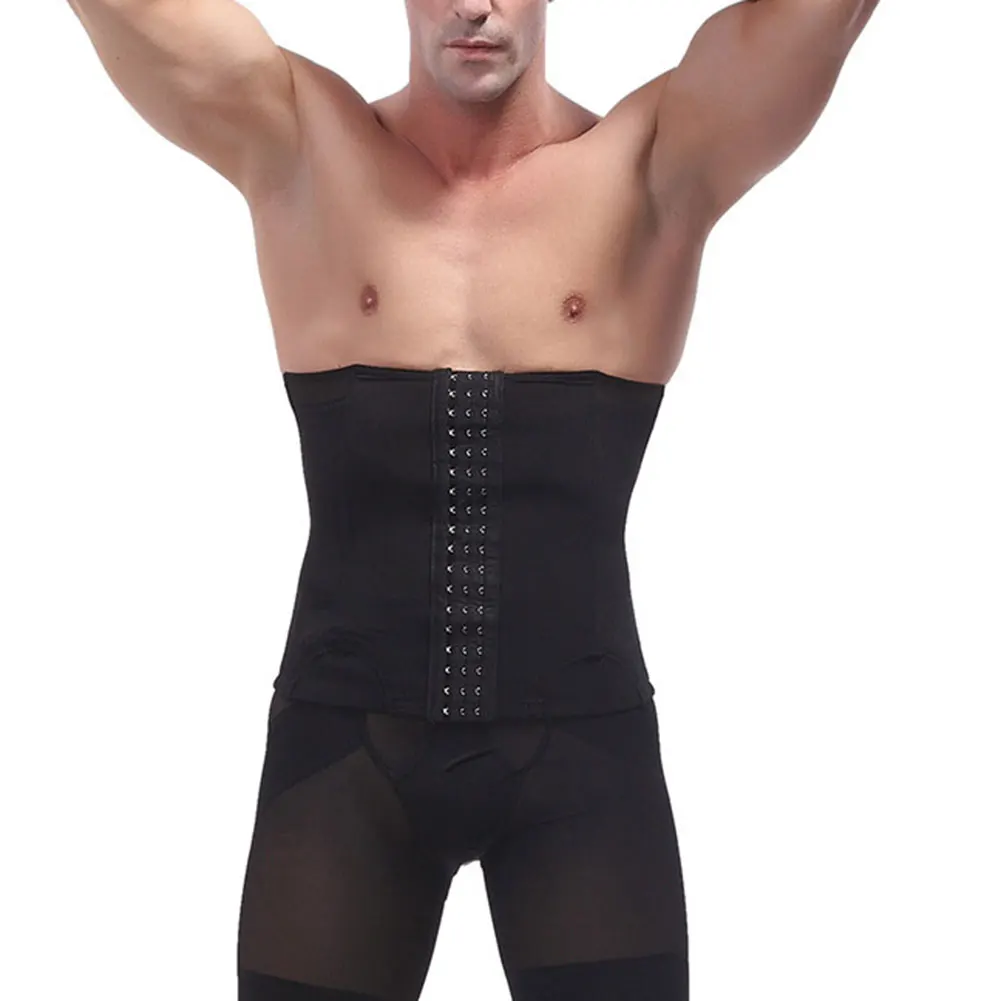 Men Waist Trainer Corsets Weight Loss Tummy Control Shaper Sports Girdle Fitness Yoga FOU99 | Спорт и развлечения