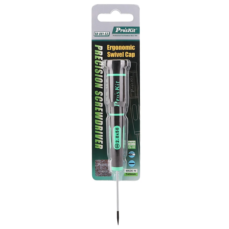 SD-081-S3 Pro'skit SD-081 шлицевая Прецизионная отвертка Подходит для прецизионных 3C электронных ремонтных плоских отверток, таких как мобильный телефон - Цвет: SD-081-S3