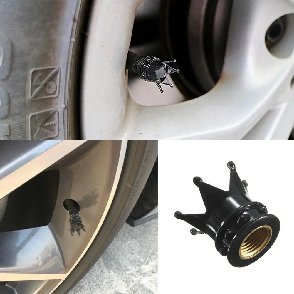 1 шт. универсальная Корона колпачки клапана автомобильная шина мотоцикла клапан