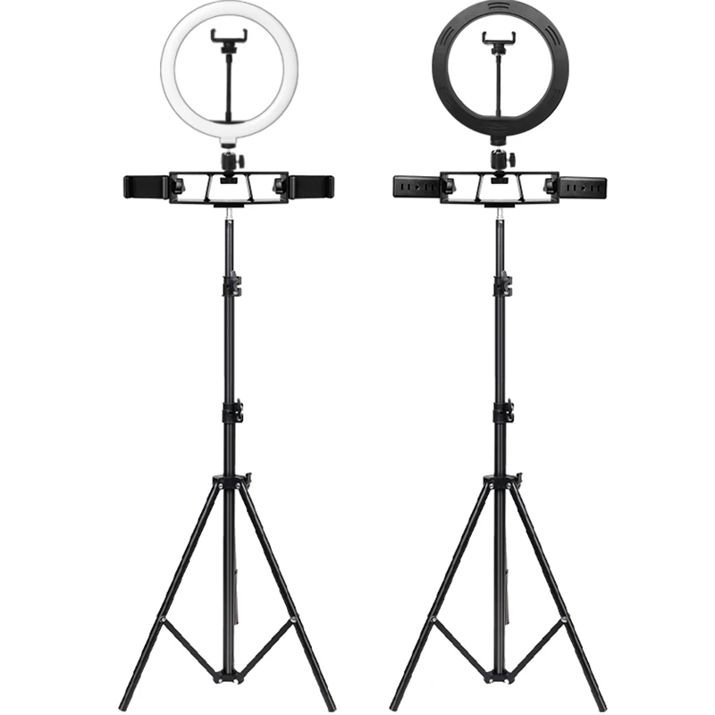 Anel de Luz Led para Selfie 26cm Suporte para Celular Transmissão de Bluetooth Fotografia Iluminação Tripé Suporte para Vídeos do Youtube - Image 5