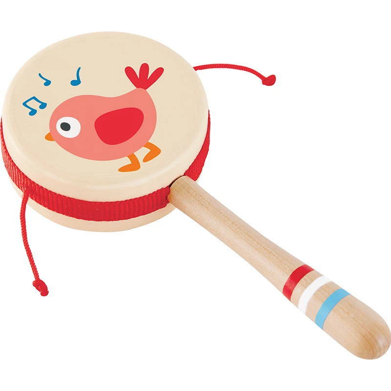 Hape Музыкальные инструменты музыкальные игрушки для детей деревянные детские ручные барабанные детские игрушки