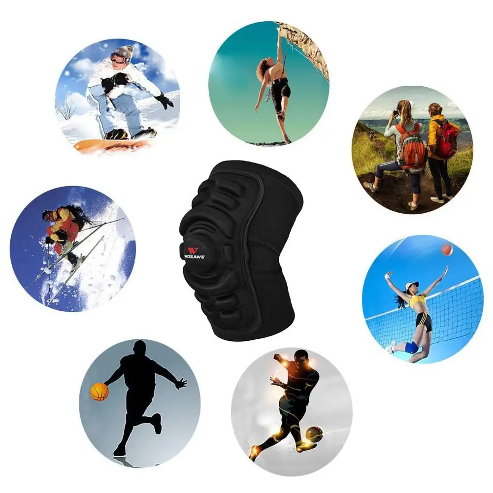 Knee Pads Thickening Comfortable Knee Brace for Sports Basketball Football Skiing Anti-Slip KneePads Motorcycle Knee Protector