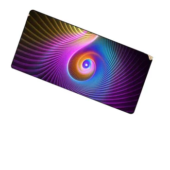 

Rainbow Color Texture Large Locking Edge Mouse Pad Decor Desk Table Cushion XL Mouse Pad Rubber Game For CSGO DOTA LOL