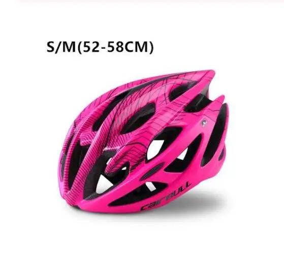 CAIRBULL мужской женский велосипедный шлем горный шоссейный велосипед цельные шлемы - Color: pink-M