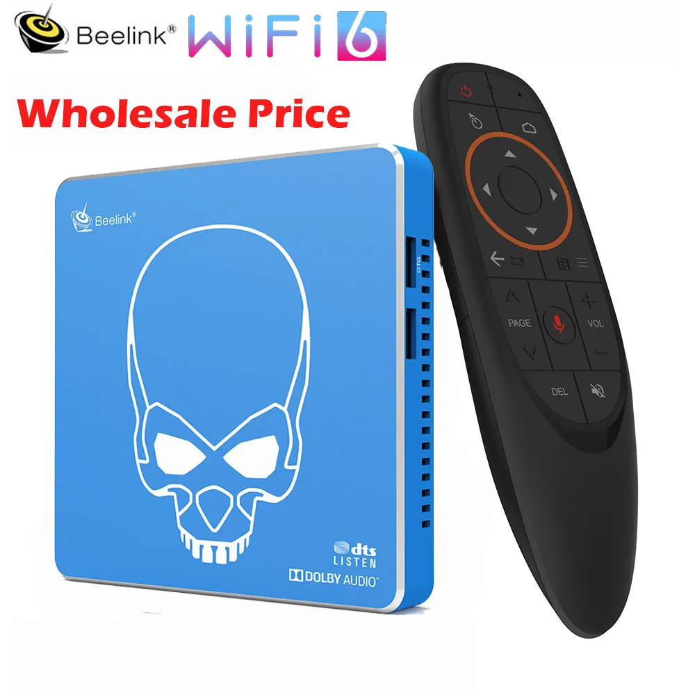 2 шт. ТВ приставка Beelink GT KING PRO Amlogic до ГГц Android 9 0 4 Гб DDR4 64 ГБ Dolby Audio DTS 4K HD Hi Fi