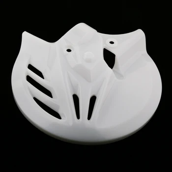 

White Plastic Front Disc Brake Protector For Honda CRF 250R 450R Motorcycle