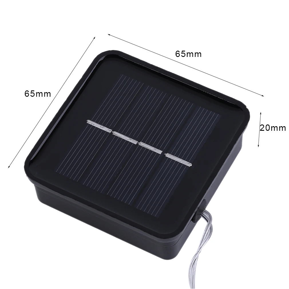 ICOCO Солнечный открытый теплый белый 6 м 120LED медный провод открытый струнный Сказочный светильник с 2 светильник ing режимы окружающей среды