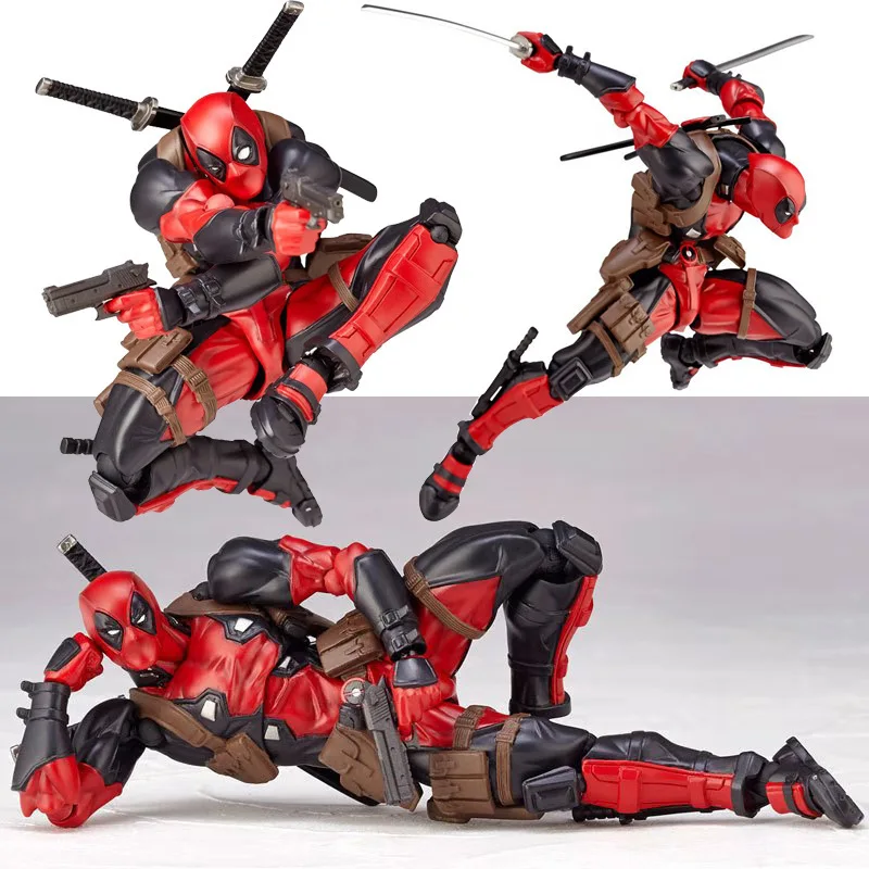 Shan kou shi Deadpool Garage Kit Deadpool маленькая база X-men серия Мобильная трансплантация лица в штучной упаковке модель