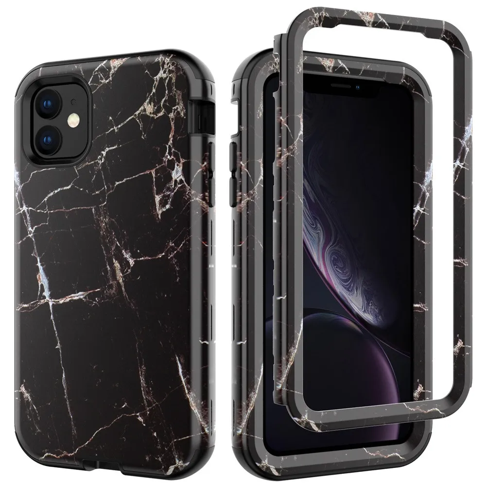 Ouhaobin чехол для телефона для iphone 11 6,1 дюйма ультра тонкий чехол PC силиконовый защитный чехол Аксессуары для мобильных телефонов