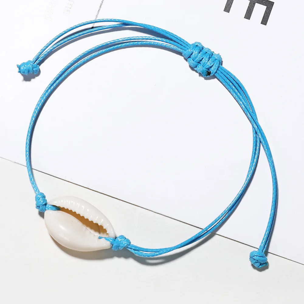 HI MAN Trendy Natural Shell Hand-woven Bracelet Shell Bracelets Ocean Summer Beach Wristband Charm Jewelry Gift Drop Shipping - Image 3
