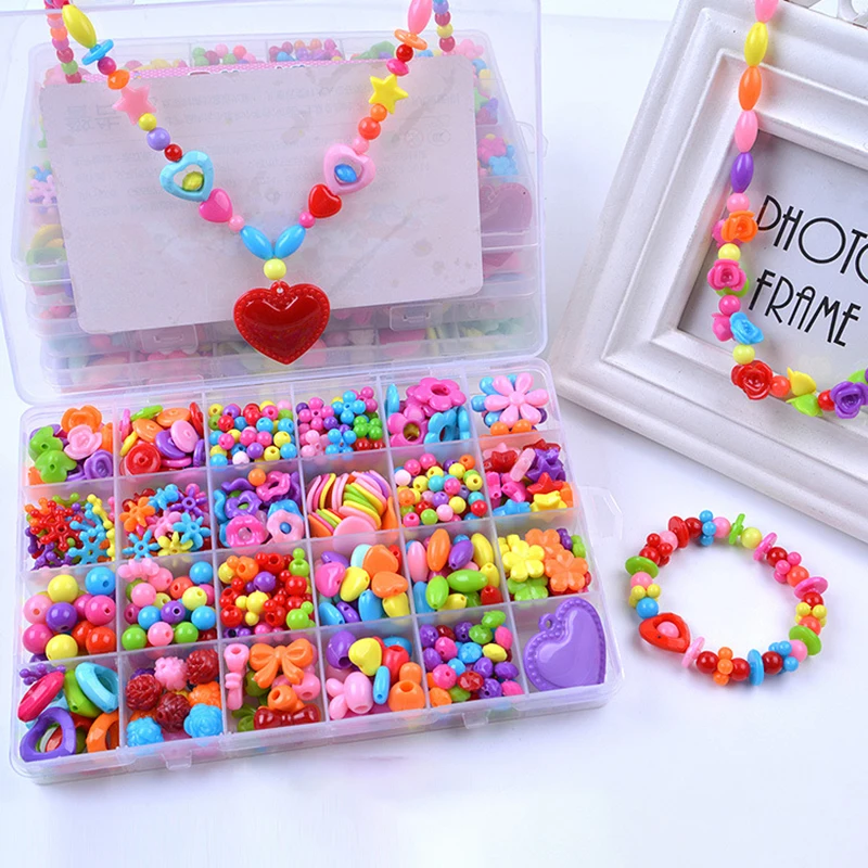 

1Pcs Cute Fashion Colorful DIY Children's bracelet Toy handmade Intellectual development for kids gift