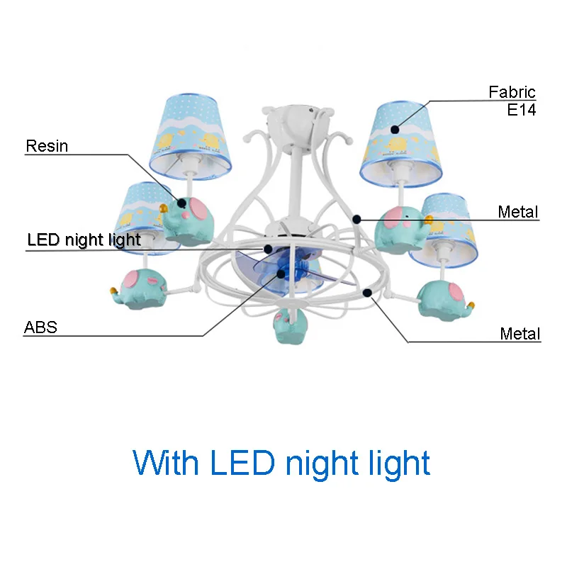 Современный потолочный вентилятор на детский сад люстра вентилятор в подарок светильник с вентилятором для детской комнаты потолок вентилятор с пультом люстра вентилятор лампа регулировка потолочного вентилятора