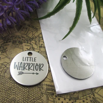 

20pcs--"LITTLE WARRIOR"stainless steel charms 5 styles for choosing DIY Charms for necklace bracelets