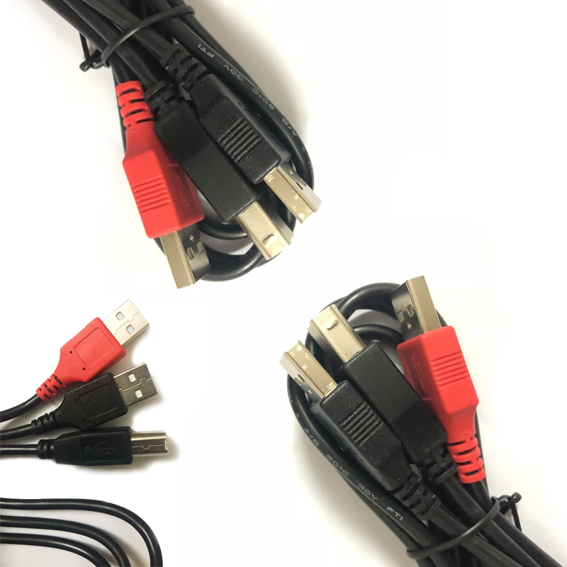 Hantak USB Data Cable Various Oscilloscope Data Cable 6074BE 1008C 3 Plugs to Connect Multimeters Various Instrument Cables