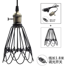 Аксессуары для светильников штепсельный шнур простой художественный Северный Европейский стиль деревенский цветок арт-колпак Железный арт лампа кронштейн крышка La