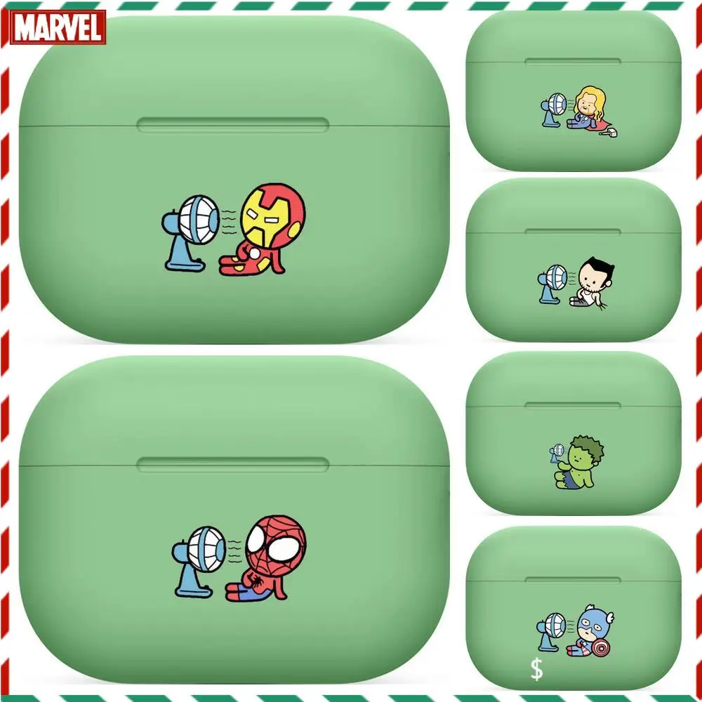 

Cute Avengers Marvel For Airpods pro 3 case Protective Bluetooth Wireless Earphone Cover Air Pods airpod case air pod cases gree