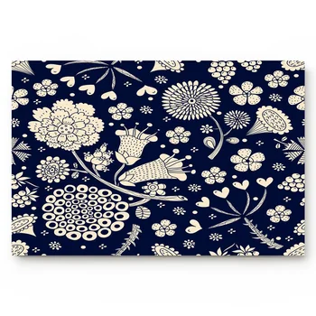 

Geometric Love Flower Leaf Plant Art Modern Bathroom Accessories Non-slip Doormat Living Room Kitchen Doormat