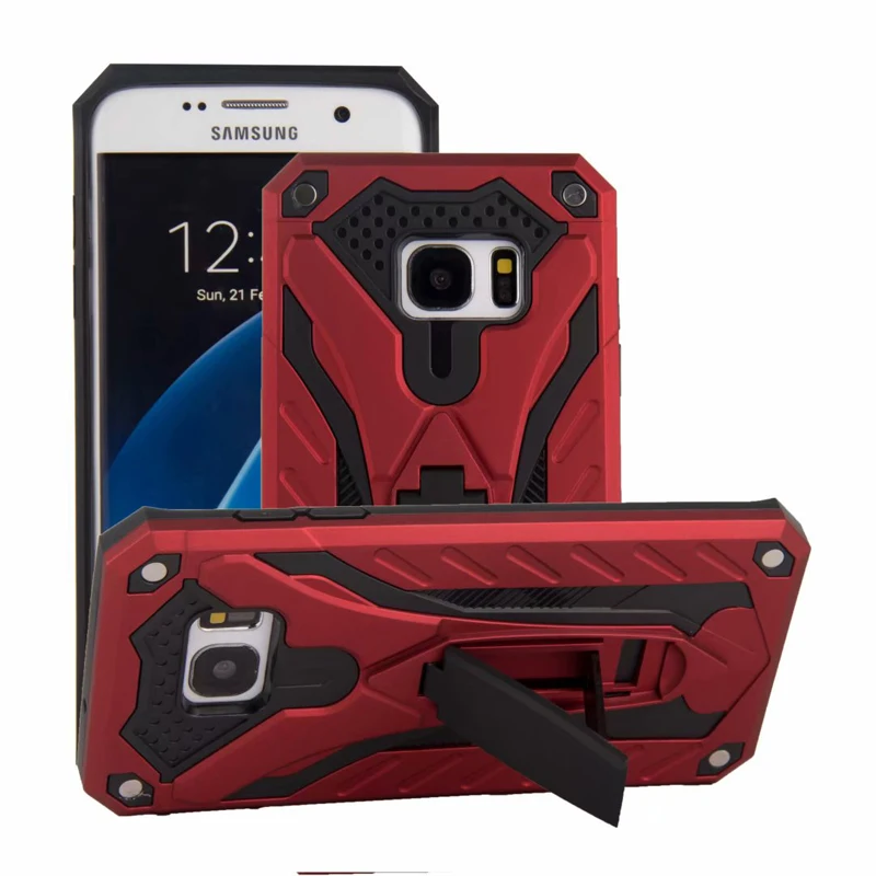 Чехол, чехол, чехол для samsung galaxy S7 Edge S 7 edge TPU armor защита от падения Автономный Кронштейн, чехол для телефона