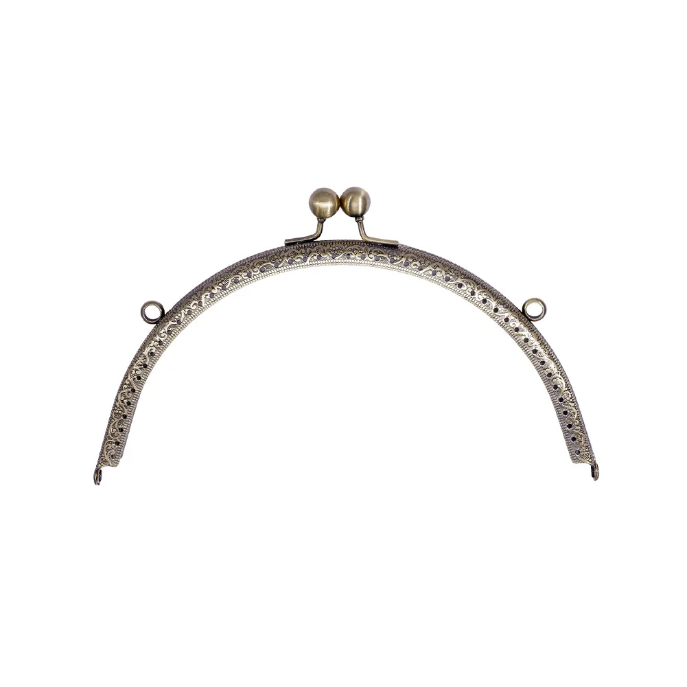 20 см с металлическими заклепками; туфли-лодочки Портмоне Рамки фермуар замок для сумкиогофункциональная дорожная сумка-клатч набор включает рукоятку сделана застежка античная бронза аксессуары для сумок