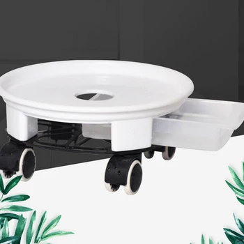 

2 Packs Of Caddy for Plants, Round Potted Plant Stand with Wheels, Flower Pot Holder, Tray, Saucer Tray, Water Container for Out