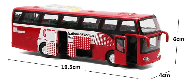 Высокая имитация 1:32 Сплав городской автобус модель автомобиля Металл diecasts игрушечные транспортные средства оттягивающийся мигающий музыкальный для детей игрушка