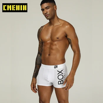 

CMENIN 2020 New Cotton LOGO Comfortable Underwear Mens Boxer Homme Underpants Boxer Men Undeware Boxers Cueca OR212