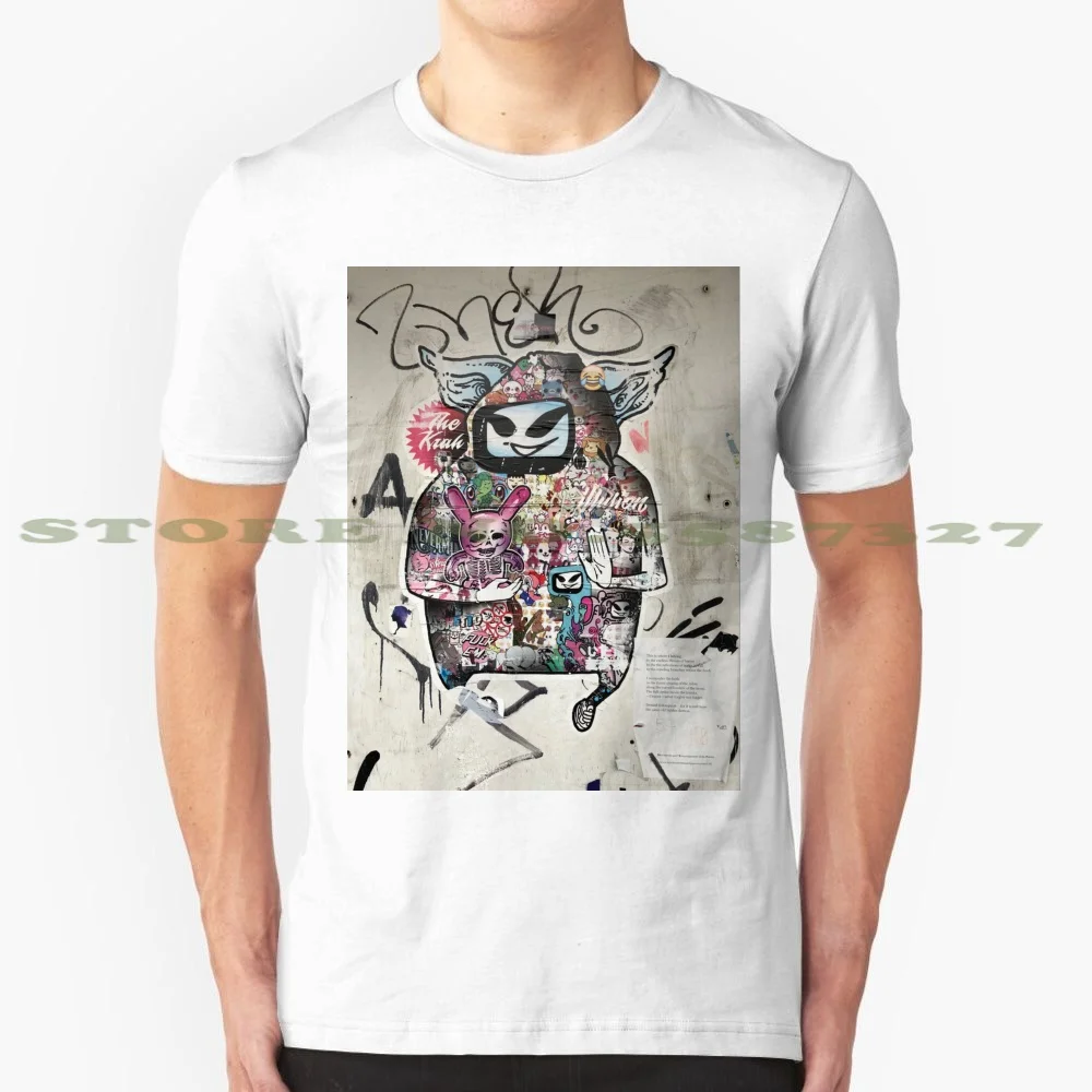 Mosaic Monster летняя забавная футболка для мужчин женщин Kool Aid Man Oswald The Lucky Rabbit