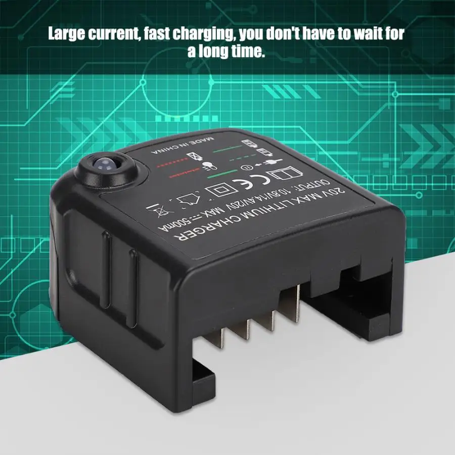 Сменное зарядное устройство для blackdecker PORTER CABLE 20V литиевая батарея зарядное устройство LCS 1620 100-240V