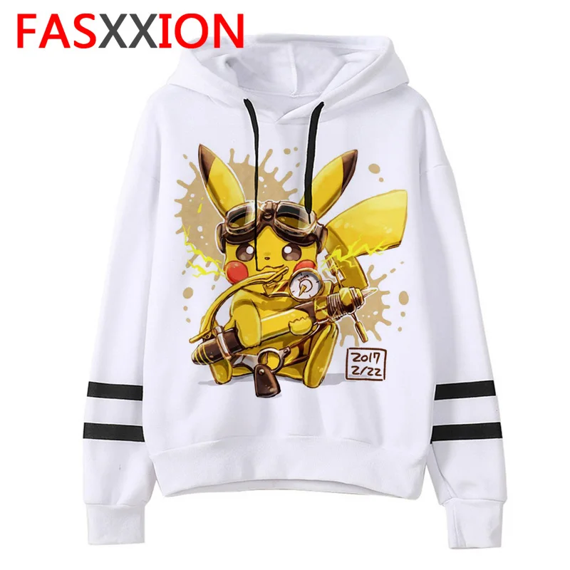 Pokemon go Толстовка kawaii мультфильм для мужчин/женщин толстовки с Пикачу негабаритных уличная забавный мужской Tumblr гранж Винтаж