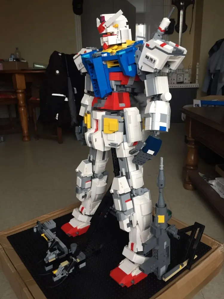 Горячая супер робот войны меха Классический gundam Модель 18K-RX78-2 1: 60 3500 шт фиксированный кронштейн строительный блок кирпичи рождественские игрушки