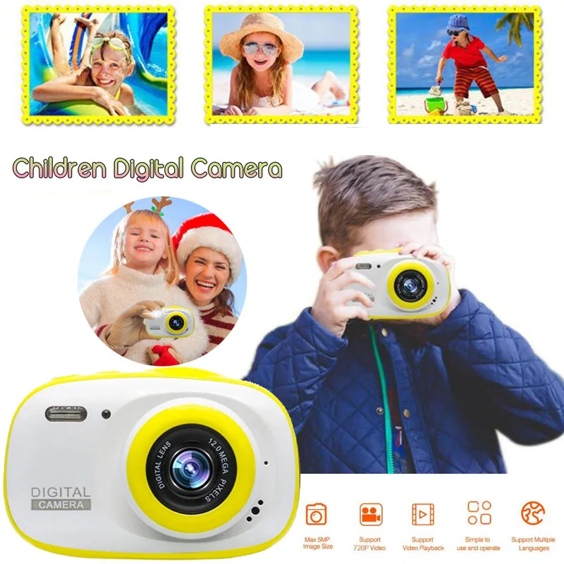 2,0 HD детская камера Bluetooth 720P IP68 Водонепроницаемый 6X Портативный цифровой зум-камера# T2