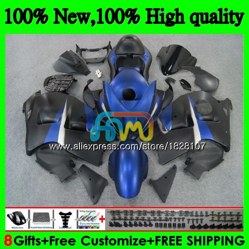 GSXR-1300 для SUZUKI Hayabusa GSXR1300 96 02 03 04 05 06 07 49BS. 61 GSXR 1300 2002 на плоской подошве синего цвета 2003 2004 2005 2006 2007 обтекатель